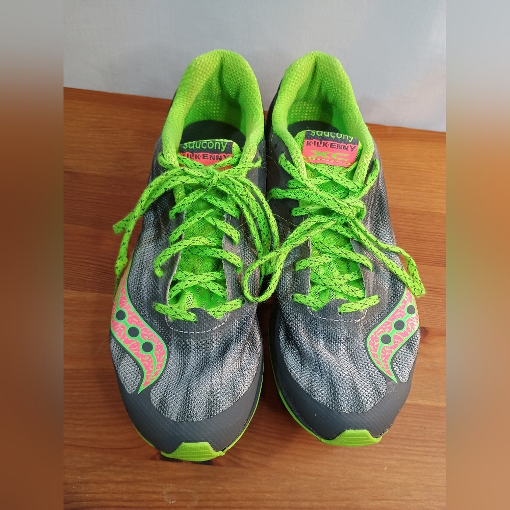 Saucony Green and Gray Athletic Shoes